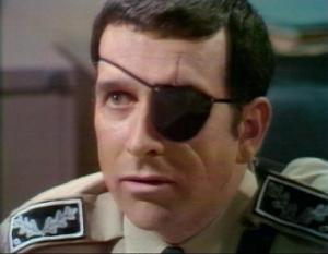 Brigade Leader Lethbridge Stewart. Eyepatches are the new goatees.