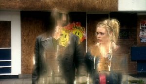 A classic example of the problem. Future Rose saves her dad, so why do 'Two Minutes Earlier' Doctor and Rose disappear? They must still exist to be able to become the future versions who save Rose's dad!