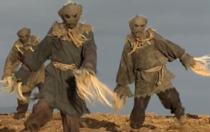 Yes, the scarecrow soldiers are a tiny bit silly, but I think they're pretty scary too.