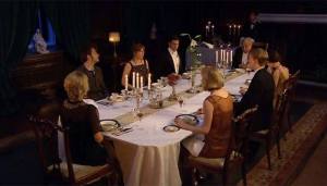 It's a good thing two people have died at this point - there wouldn't be enough seats at the dinner table otherwise.