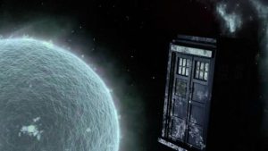 The Tardis falls into an impossible "cold star". Or does it?