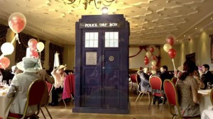 It's hard not to feel a twinge of emotion as the Tardis materialises during the reception, to the words "something old, something new, something borrowed... something blue". Yes, very clever, Steven. How long had you been waiting to write that?
